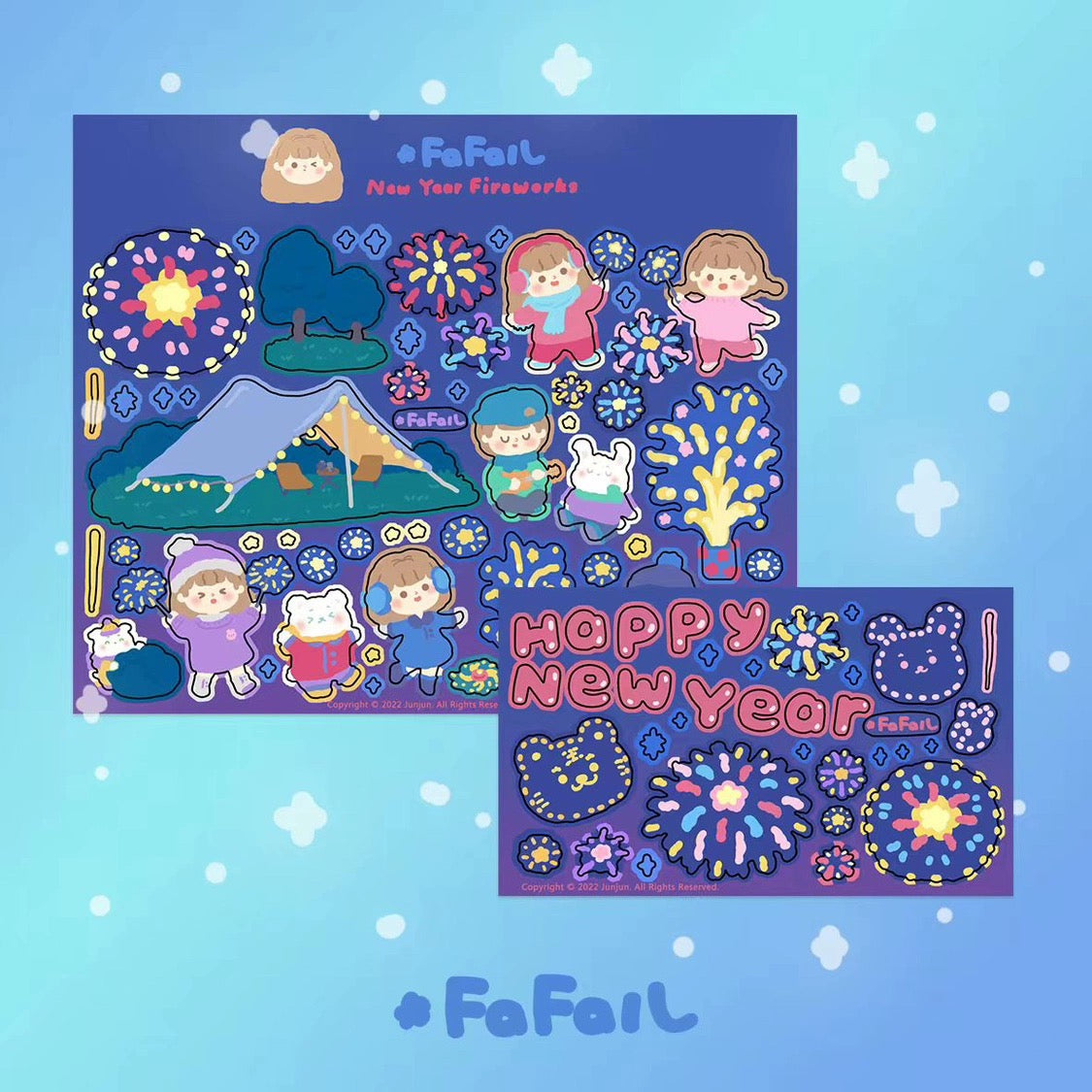 Fafa Wonderland|Sticker (4 Selections)