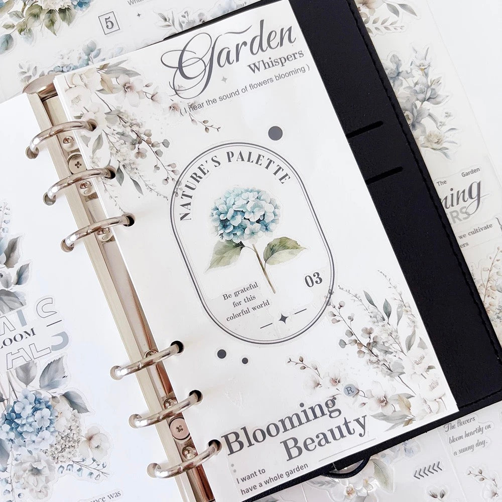 Simple Journal | Light Blue Floral Quotes