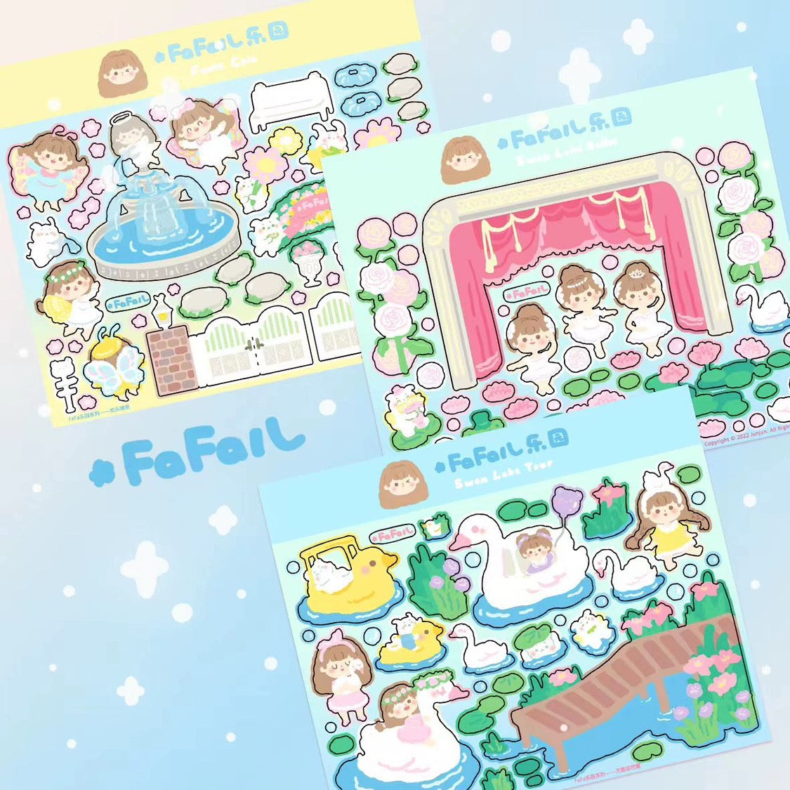 Fafa Wonderland|Sticker (4 Selections)