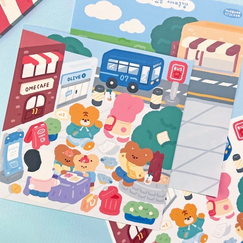 Omebear|造景貼紙合集(2)