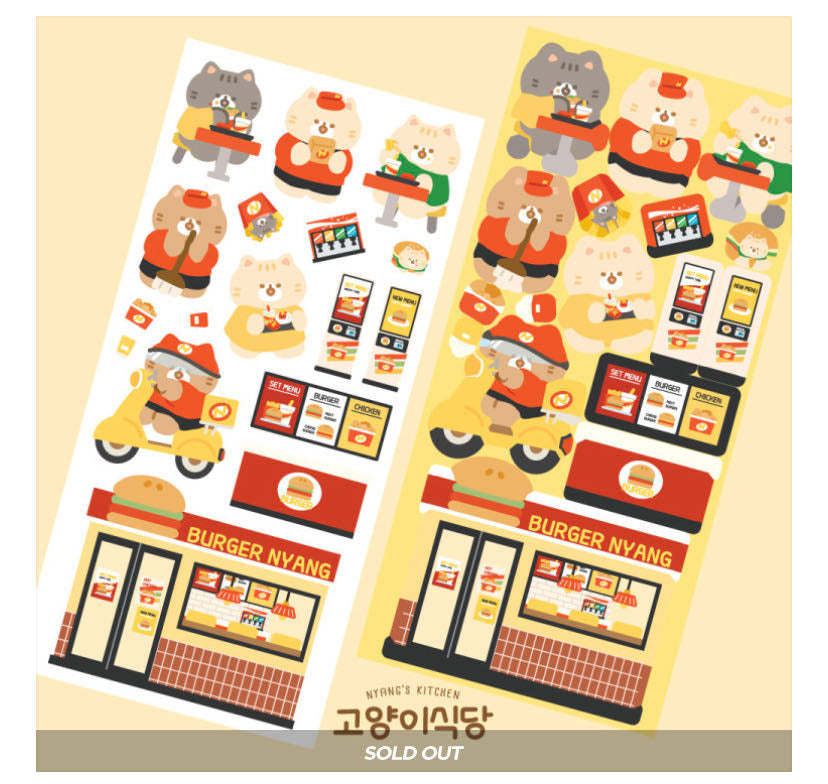 Nyang_Kitchen|Sticker Collection