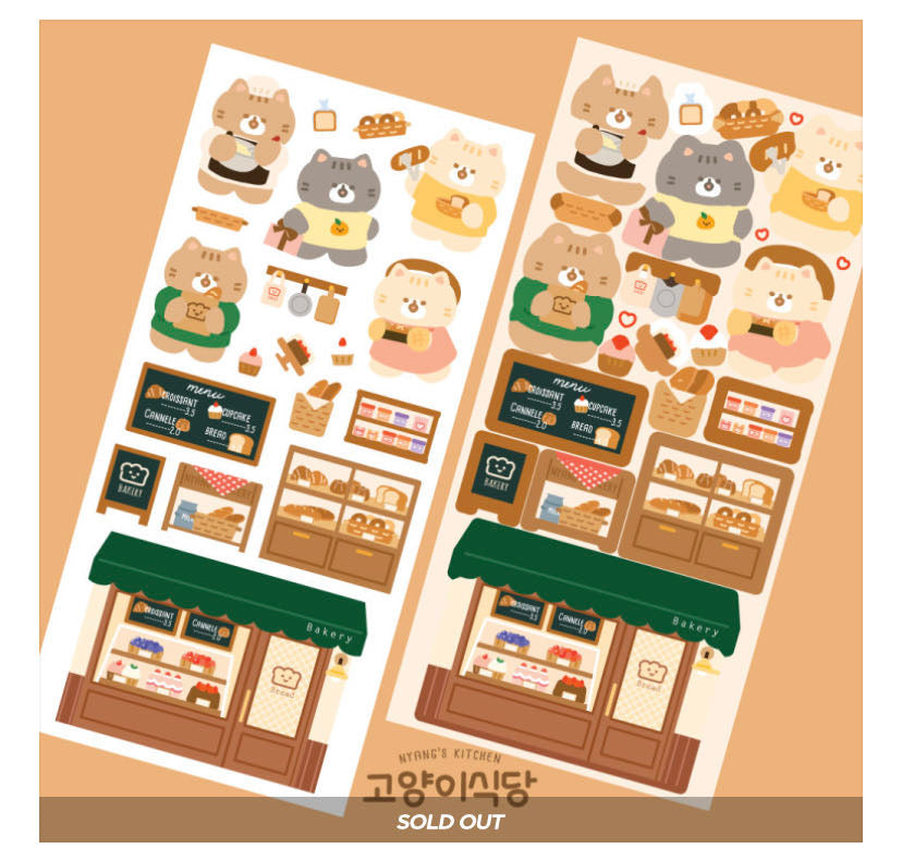 Nyang_Kitchen|Sticker Collection
