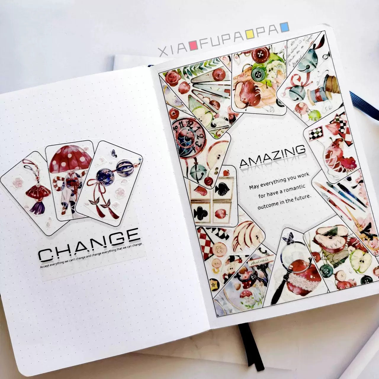 Layout Series No.1 – Geometric Frame Stickers (A6 / B6 / Weeks)