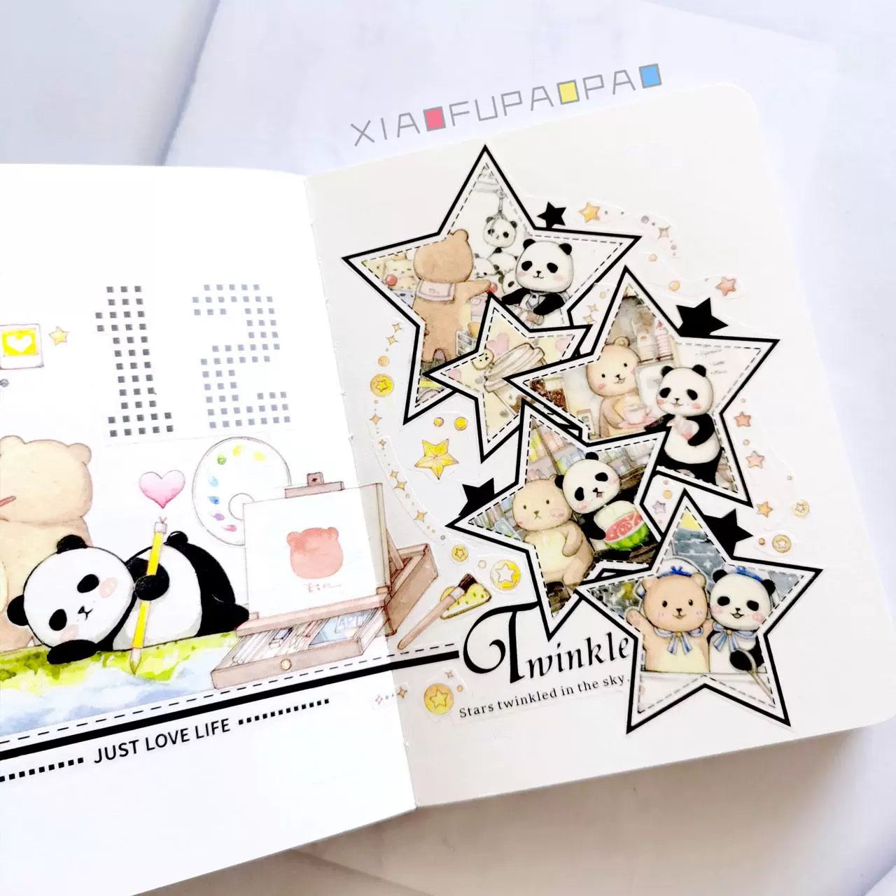Layout Series No.1 – Geometric Frame Stickers (A6 / B6 / Weeks)
