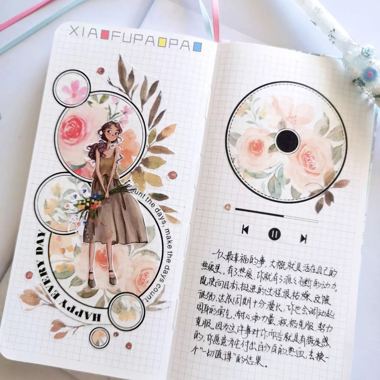 Layout Series No.1 – Geometric Frame Stickers (A6 / B6 / Weeks)