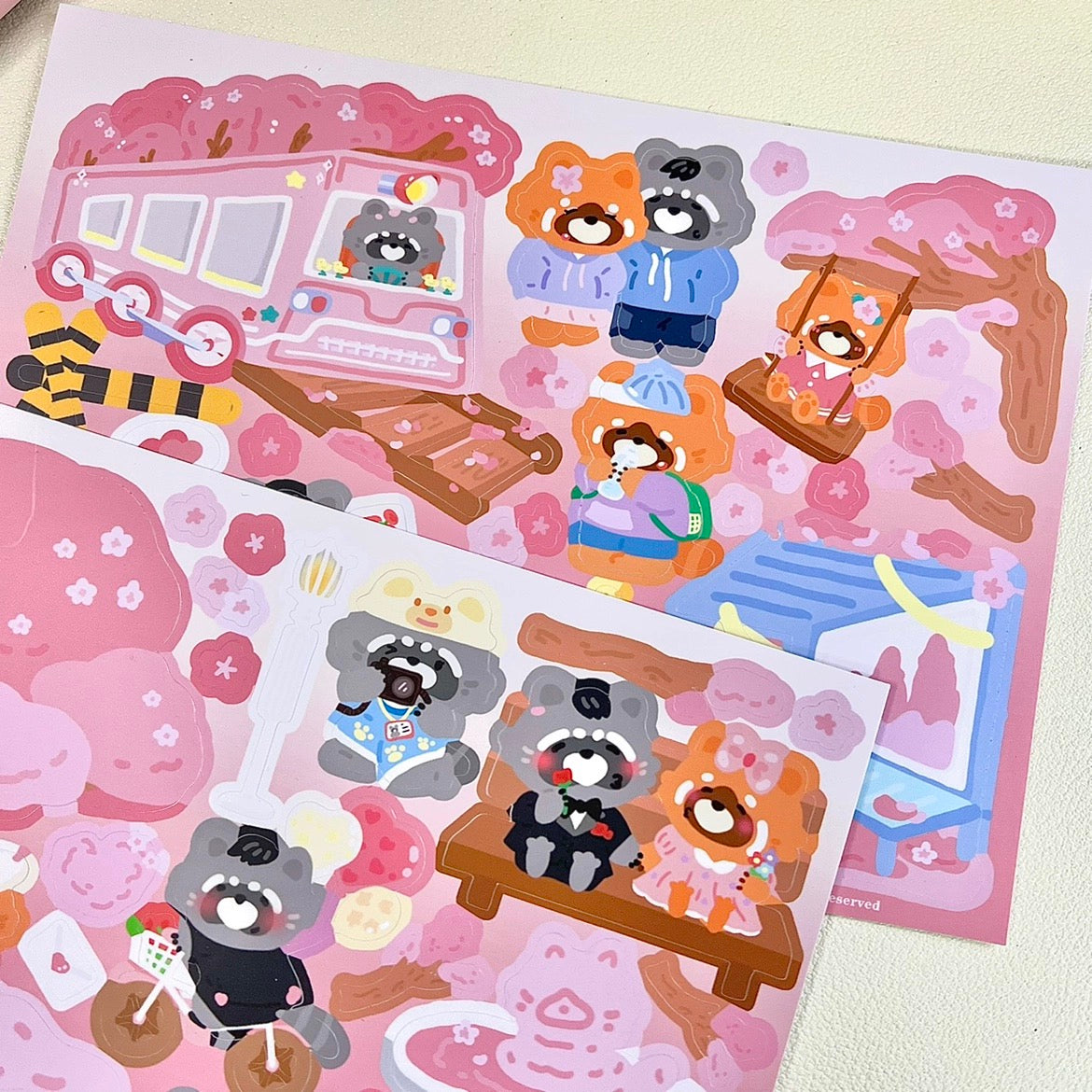 Hellomomo|Scenery Sticker Collections