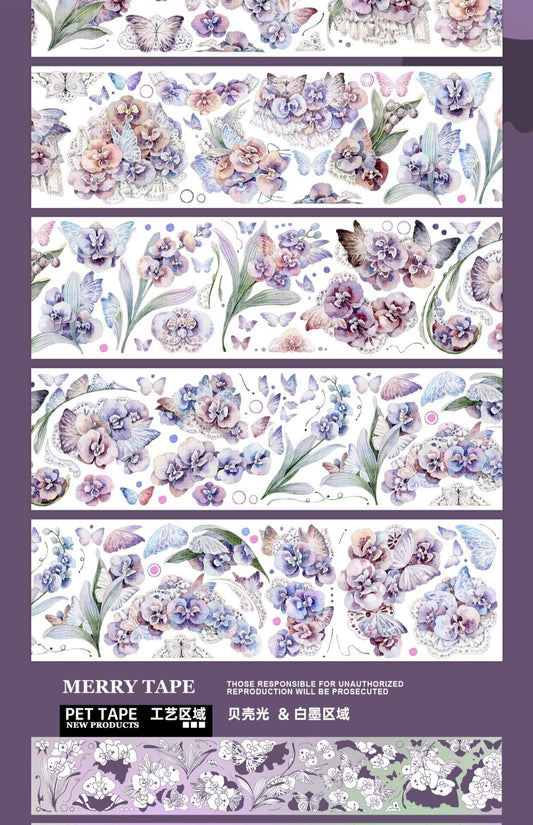 MERRYTAPE|Dark Buttery•Hidden Orchid