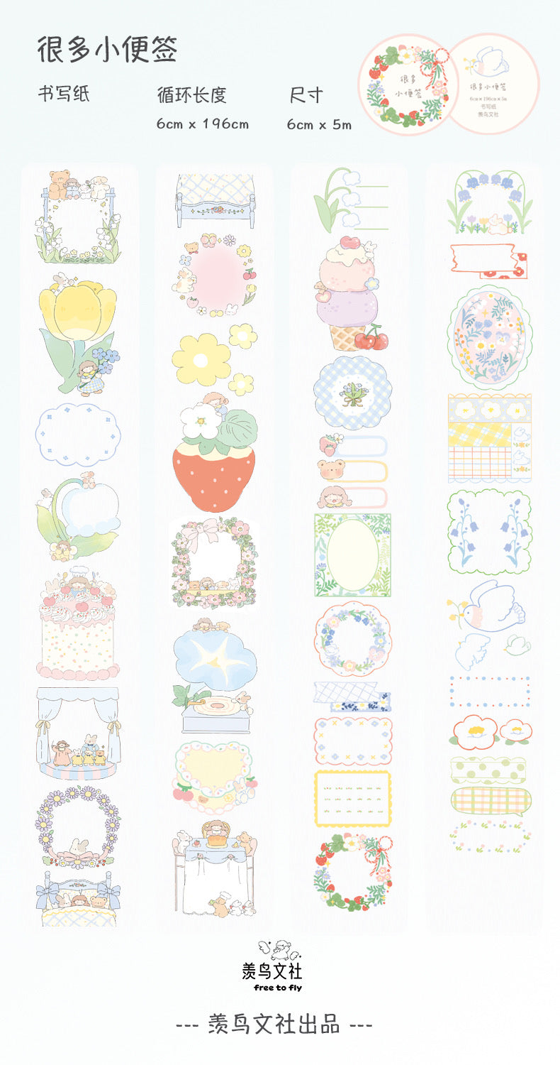 Songbird Letter Studio | A Bunch of Sticky Notes