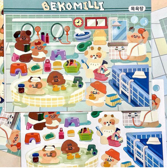 Bekomilli | Taking a bath