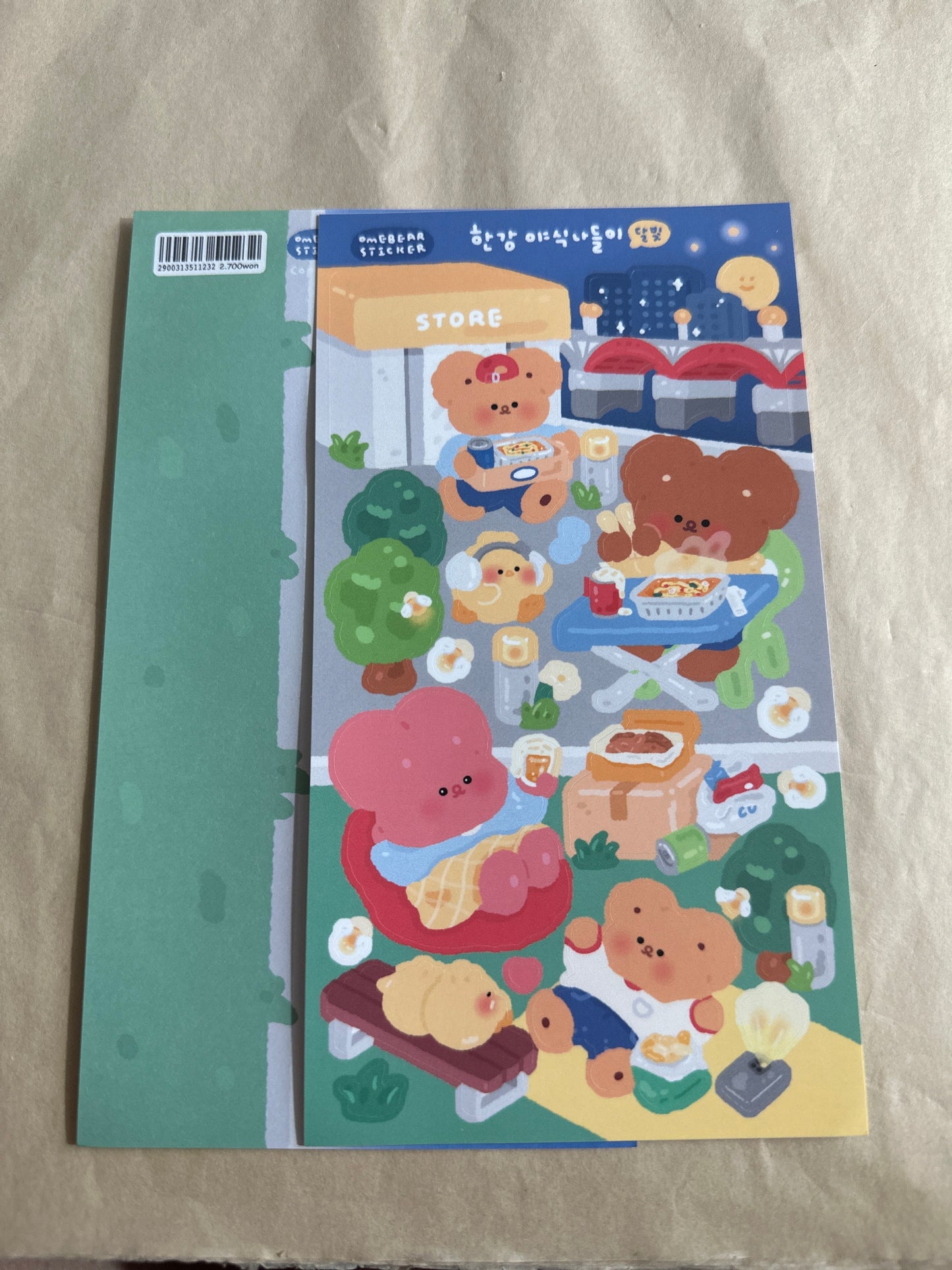 Omebear｜造景貼紙合集（1）