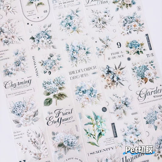 Simple Journal | Light Blue Floral Quotes