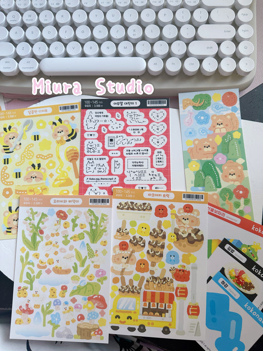 Kokonae | Honeybee sticker pack