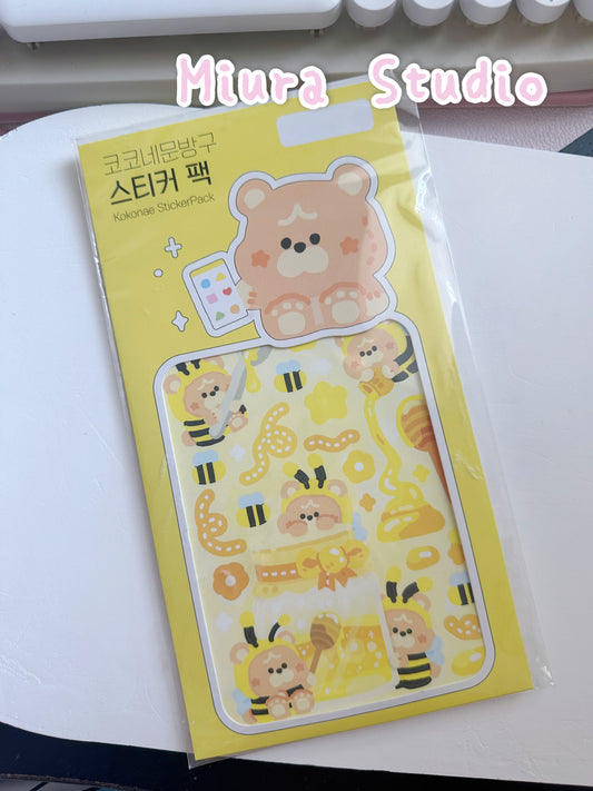 Kokonae | Honeybee sticker pack