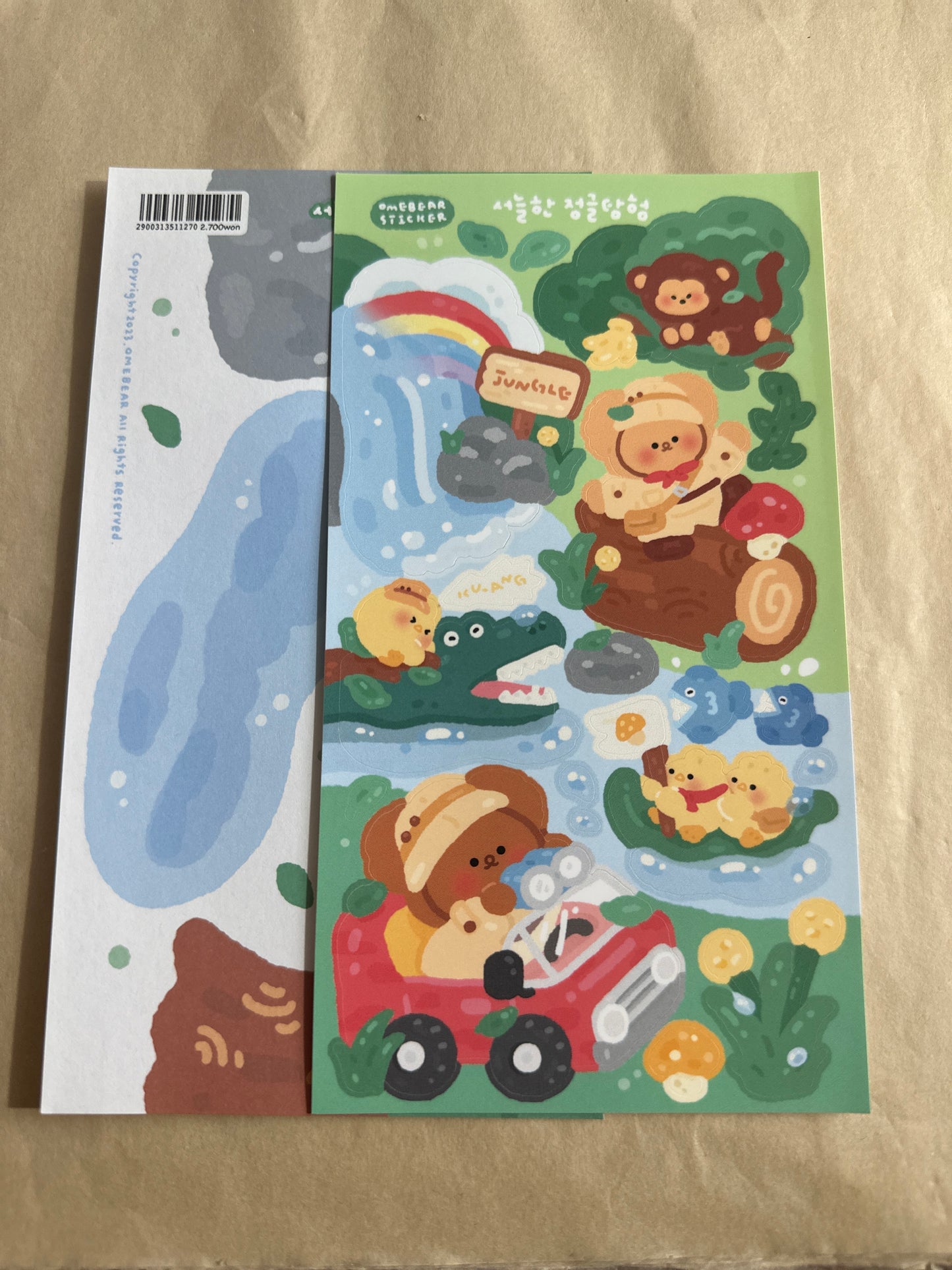 Omebear｜造景貼紙合集（1）