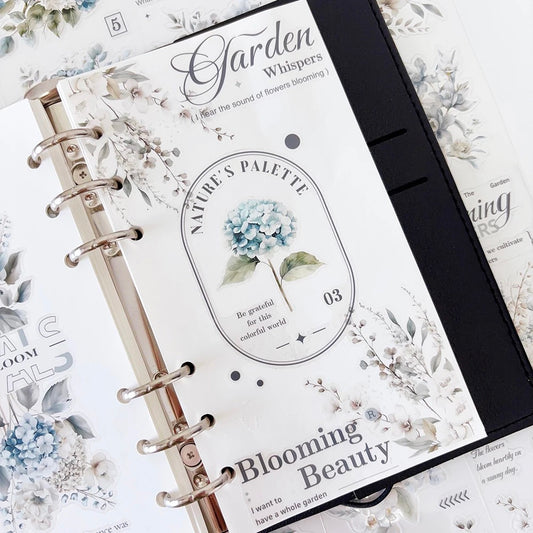 Simple Journal | Light Blue Floral Quotes