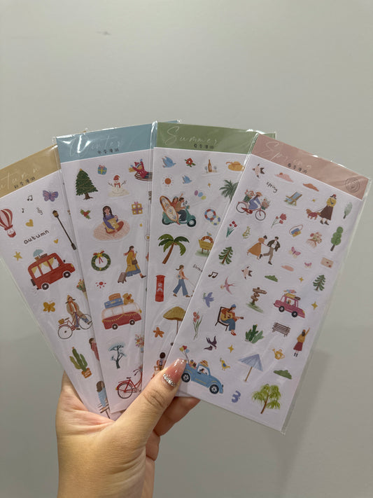 Four Season ｜ Stickers