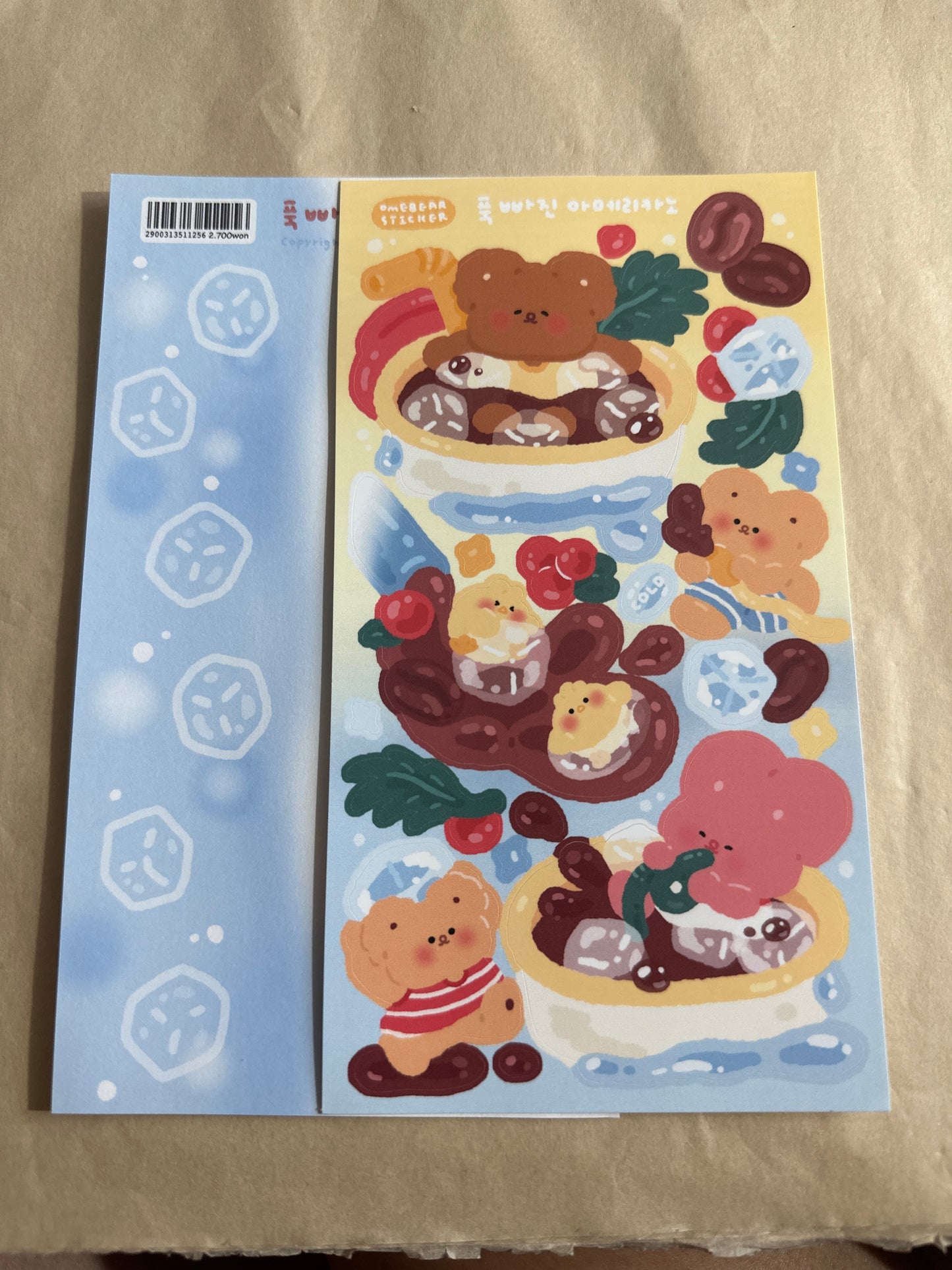 Omebear｜造景貼紙合集（1）