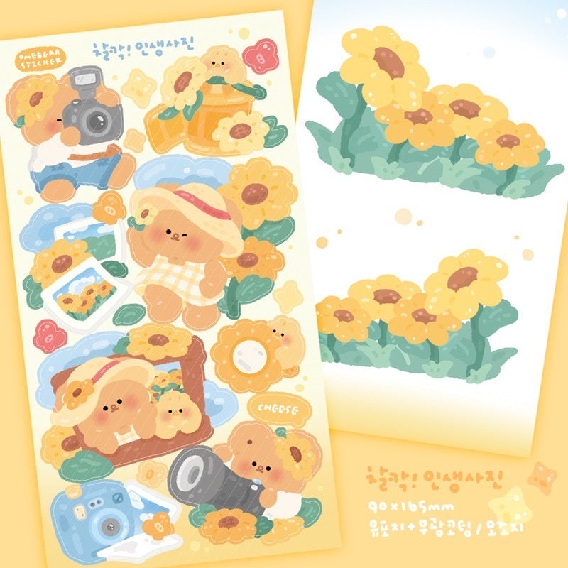 Omebear｜無背卡貼紙合集