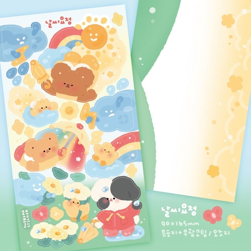 Omebear｜無背卡貼紙合集