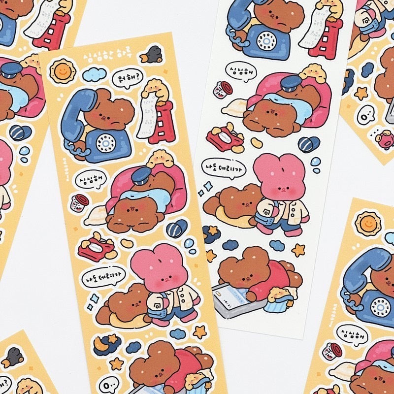 Omebear｜無背卡貼紙合集