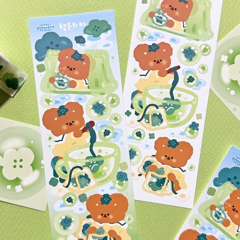 Omebear｜無背卡貼紙合集