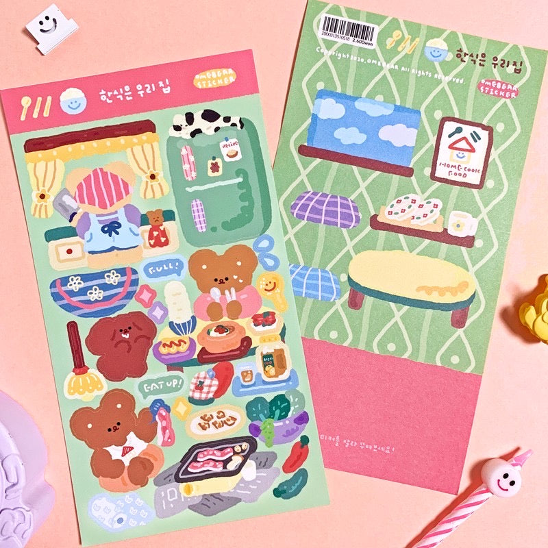 Omebear｜造景貼紙合集（2）