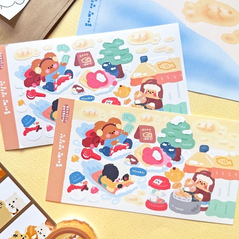 Omebear｜造景貼紙合集（2）