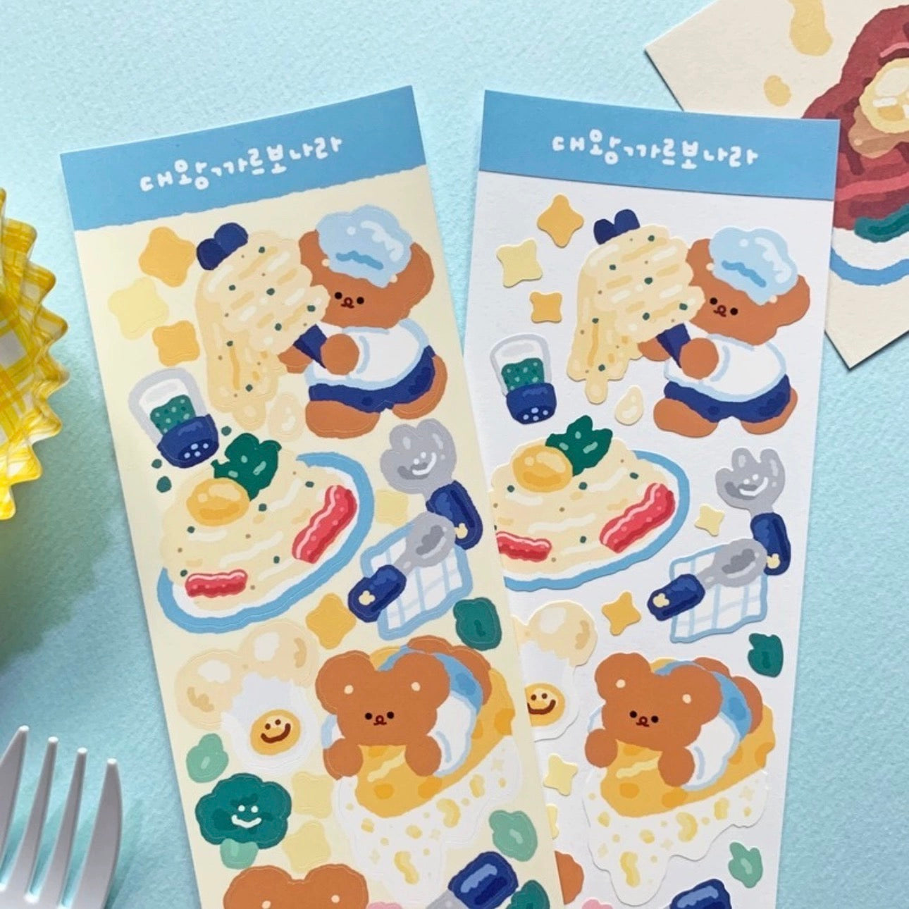 Omebear｜無背卡貼紙合集