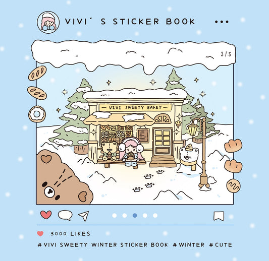 ViviSweety｜冬季貼紙書
