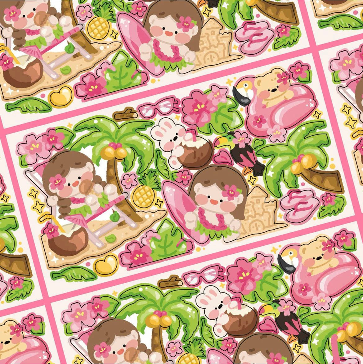 Lucy｜Summer June Stickers（5 Style）