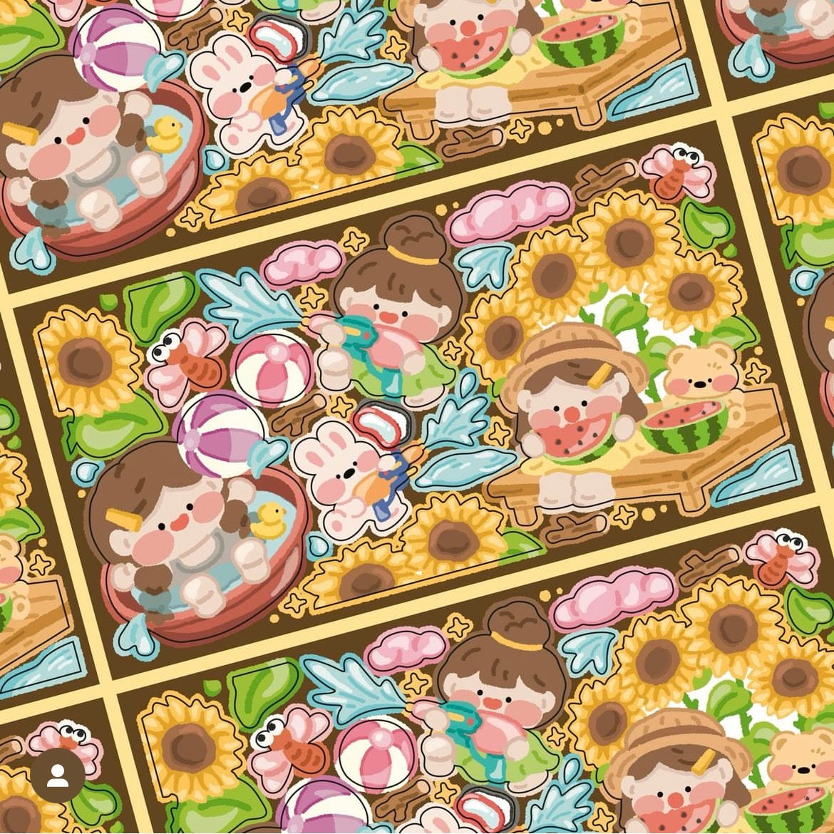 Lucy｜Summer June Stickers（5 Style）