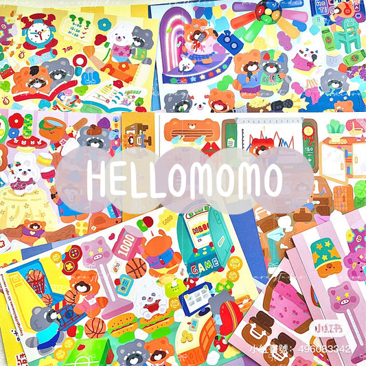 Hellomomo｜Scenery Sticker Collections