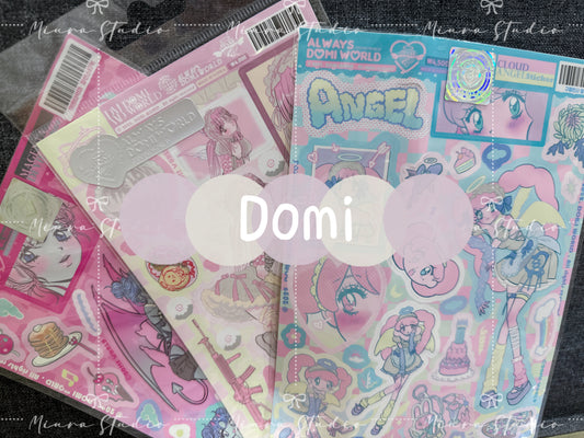 ILLUST LAB｜Domi貼紙（3款選）