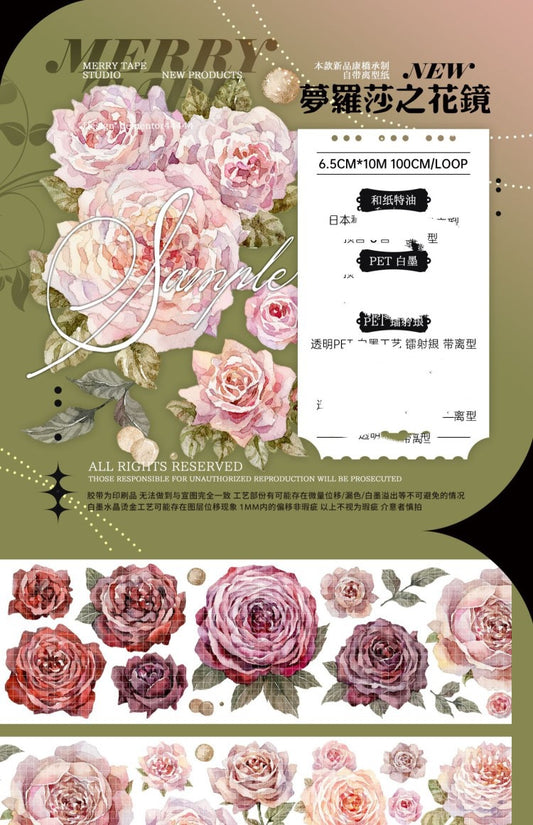 MERRYTAPE｜Floral mirror of Melrosa