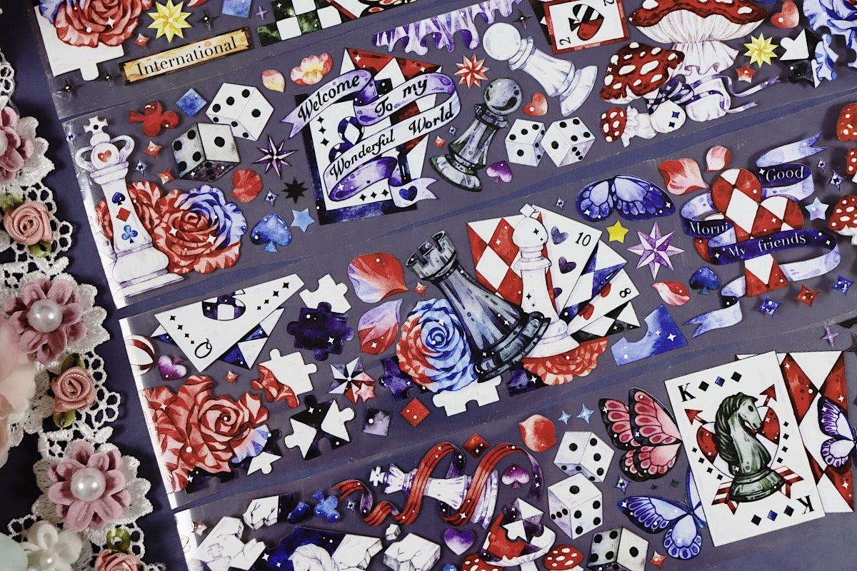 Curily Studio | Crimson Chessboard